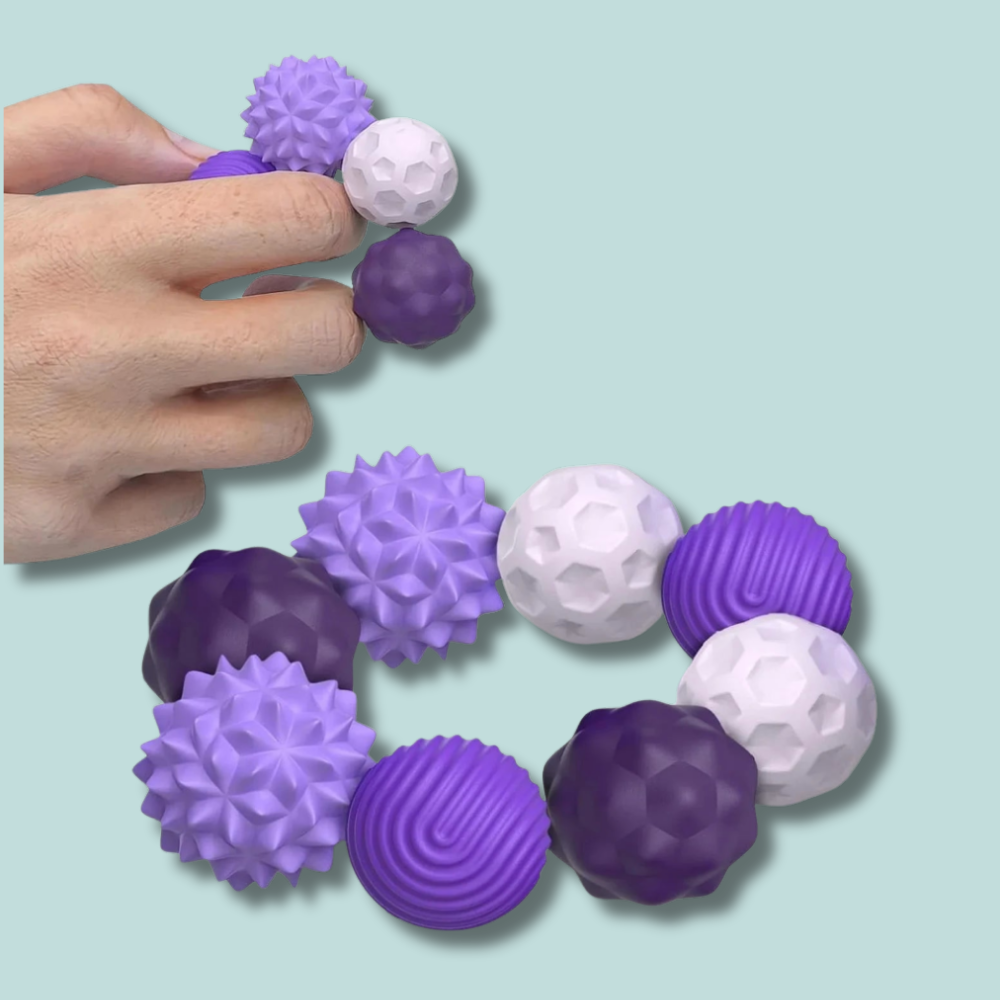 Balles anti-stress magnétiques en silicone