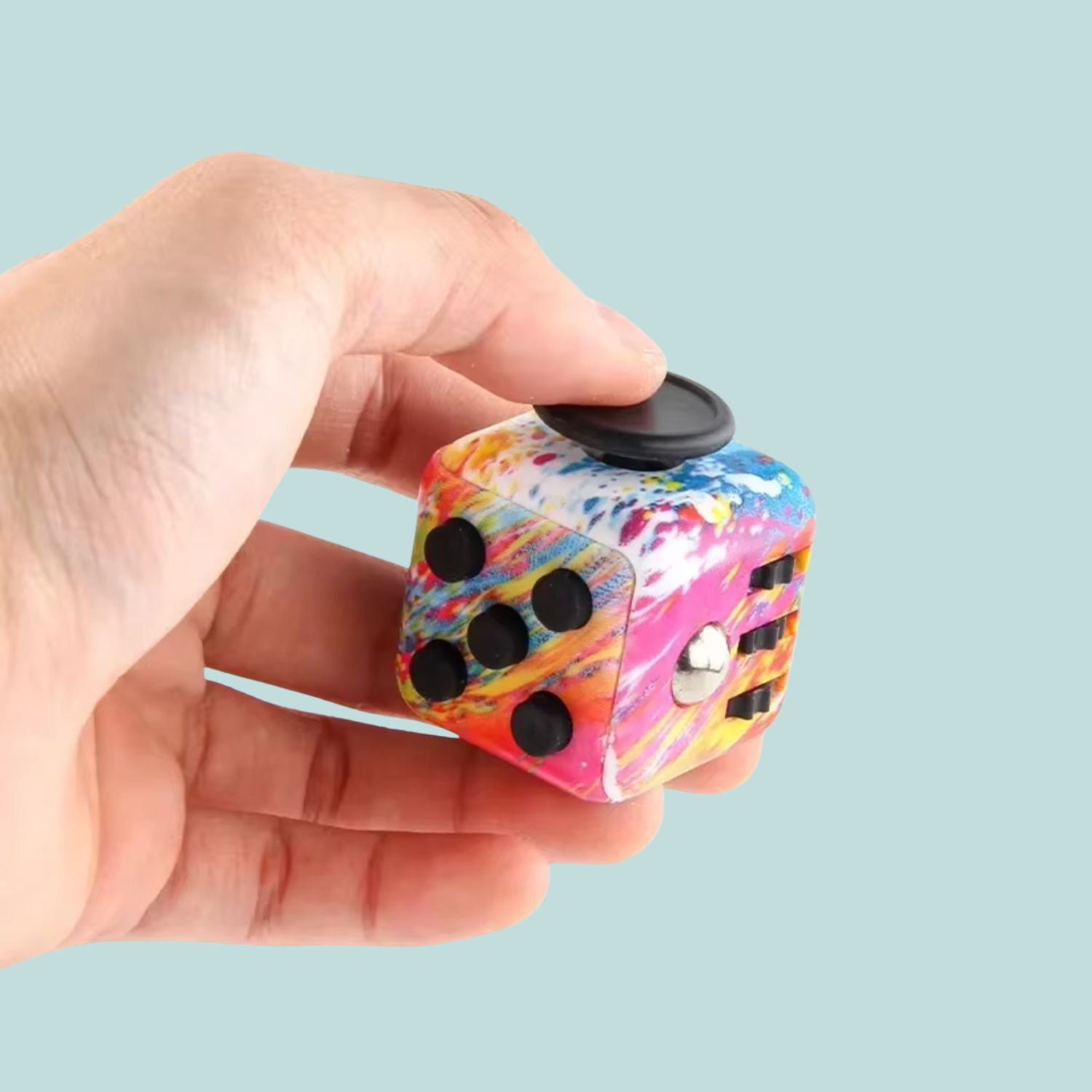 Fidget cube anti-stress sensoriel – cube multi-boutons pour enfants et adultes