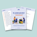 Guide PDF pour auxiliaire de vie à domicile : couverture, sommaire et plan d'action sur 30 jours