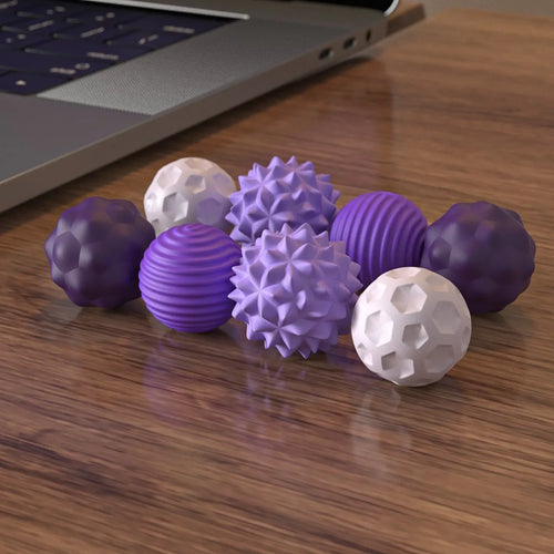 Balles anti-stress magnétiques en silicone