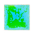 Dalle sensorielle liquide bleu et vert, plaque tactile et visuelle