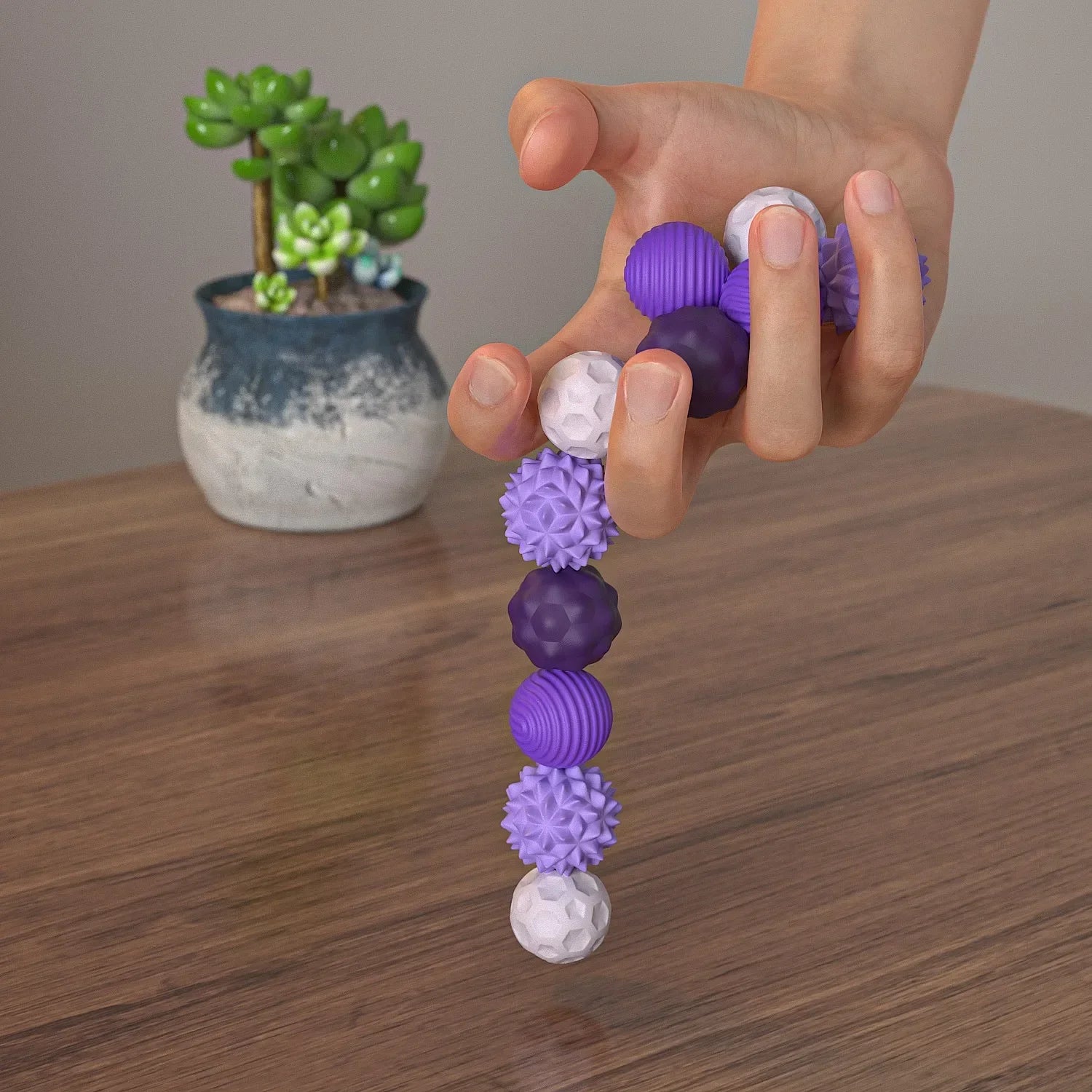 Balles anti-stress magnétiques en silicone