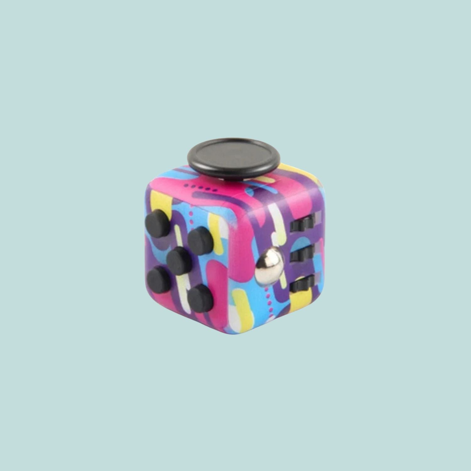 Fidget cube anti-stress sensoriel – cube multi-boutons pour enfants et adultes