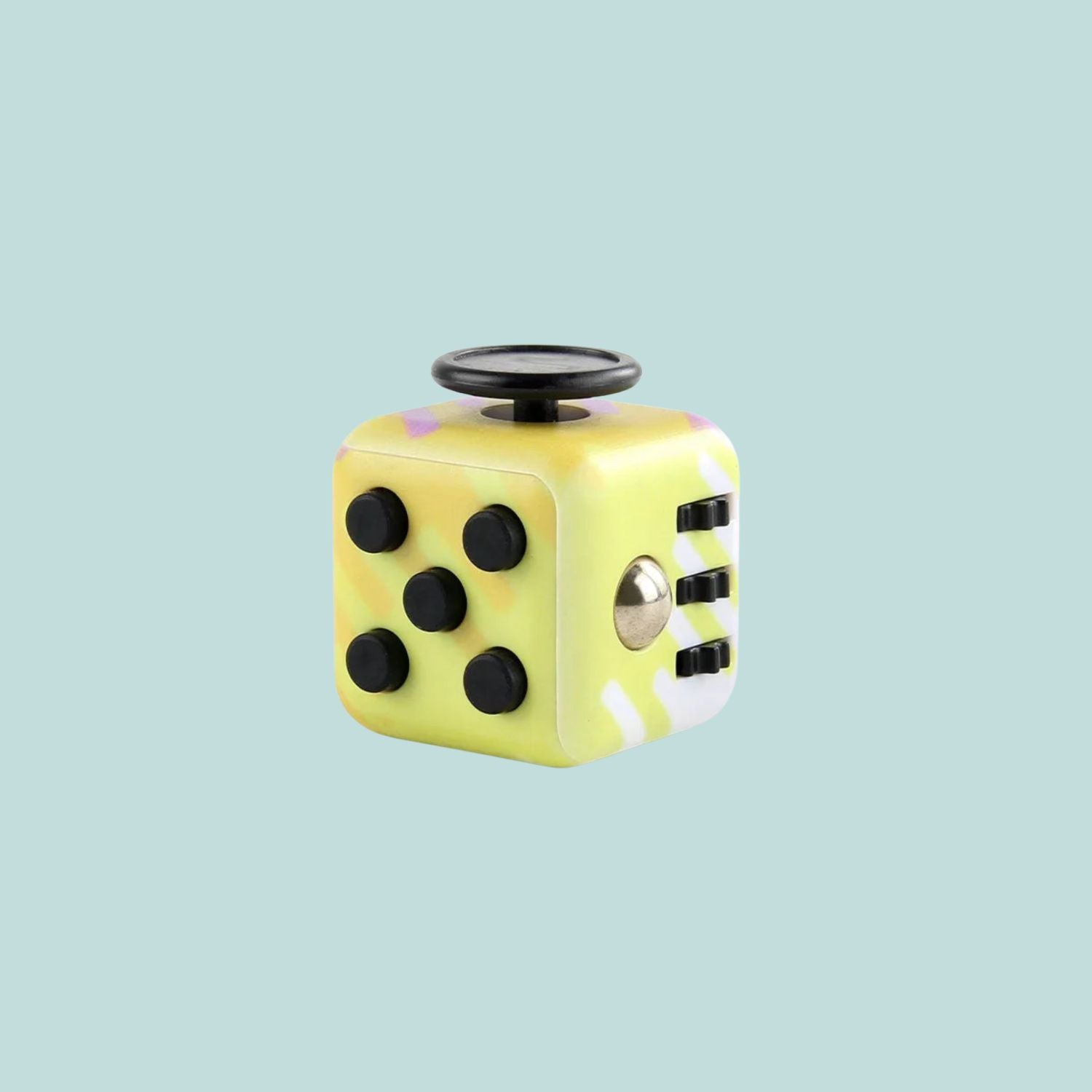 Fidget cube anti-stress sensoriel – cube multi-boutons pour enfants et adultes