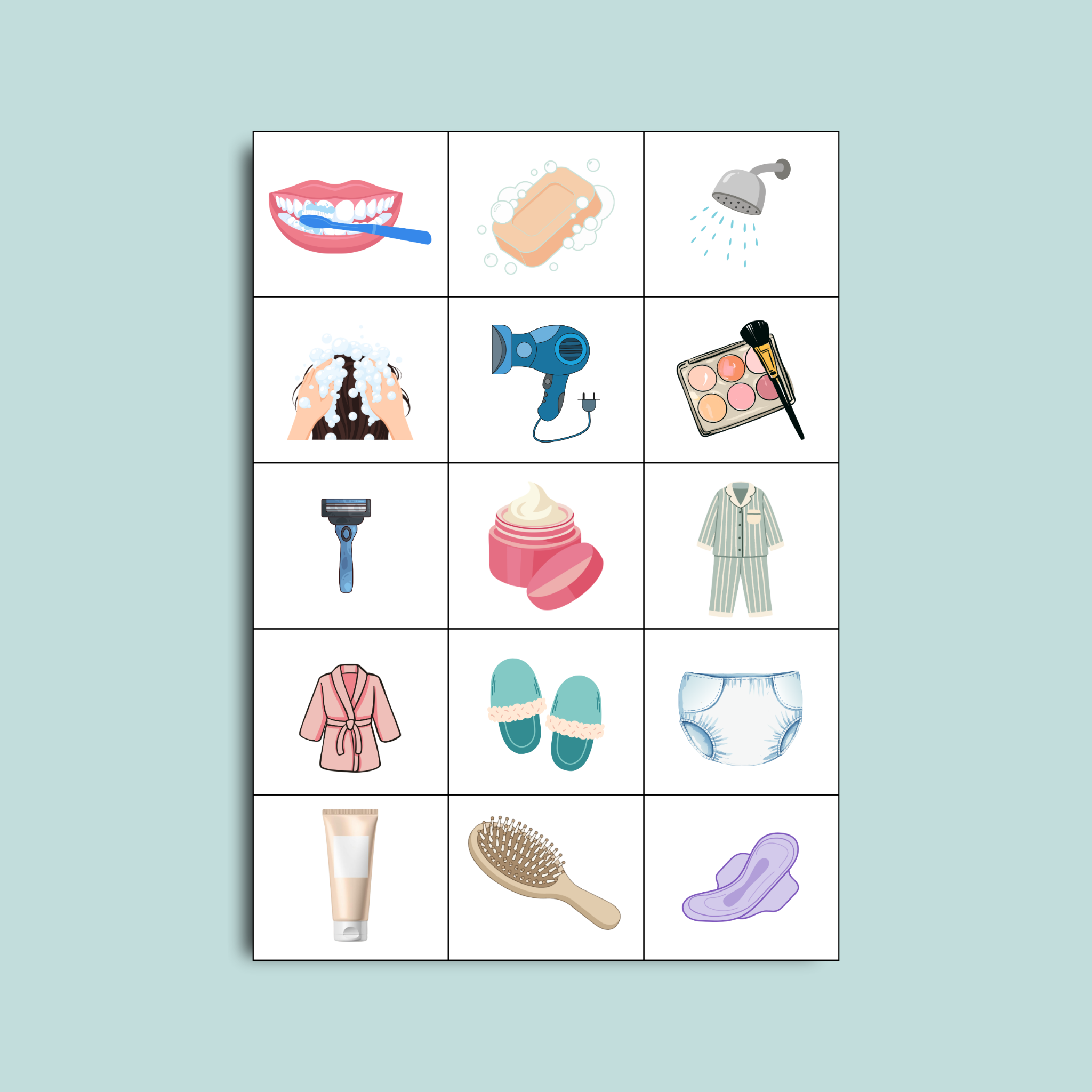 Fiche etiquette pictogramme hygiene 