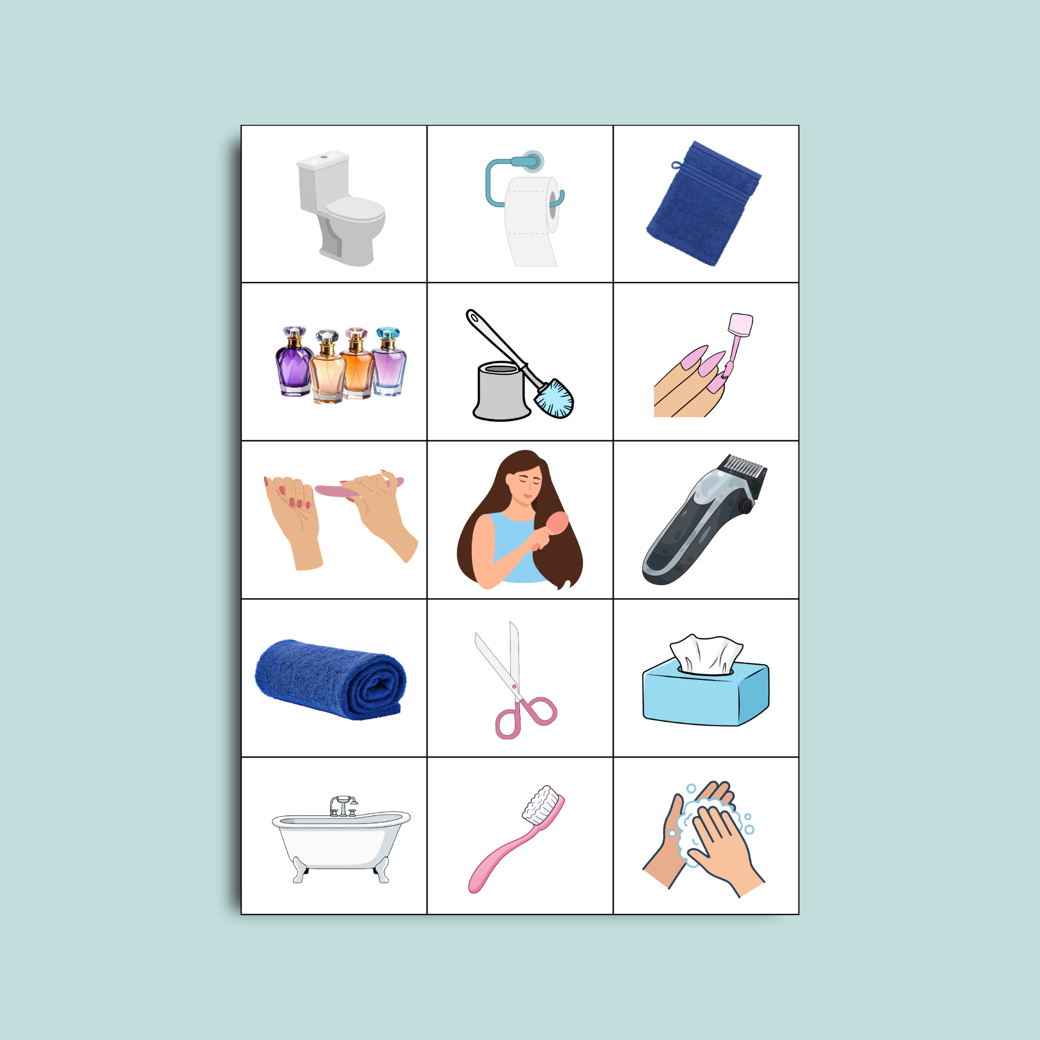 Fiche etiquette pictogrammes hygiene