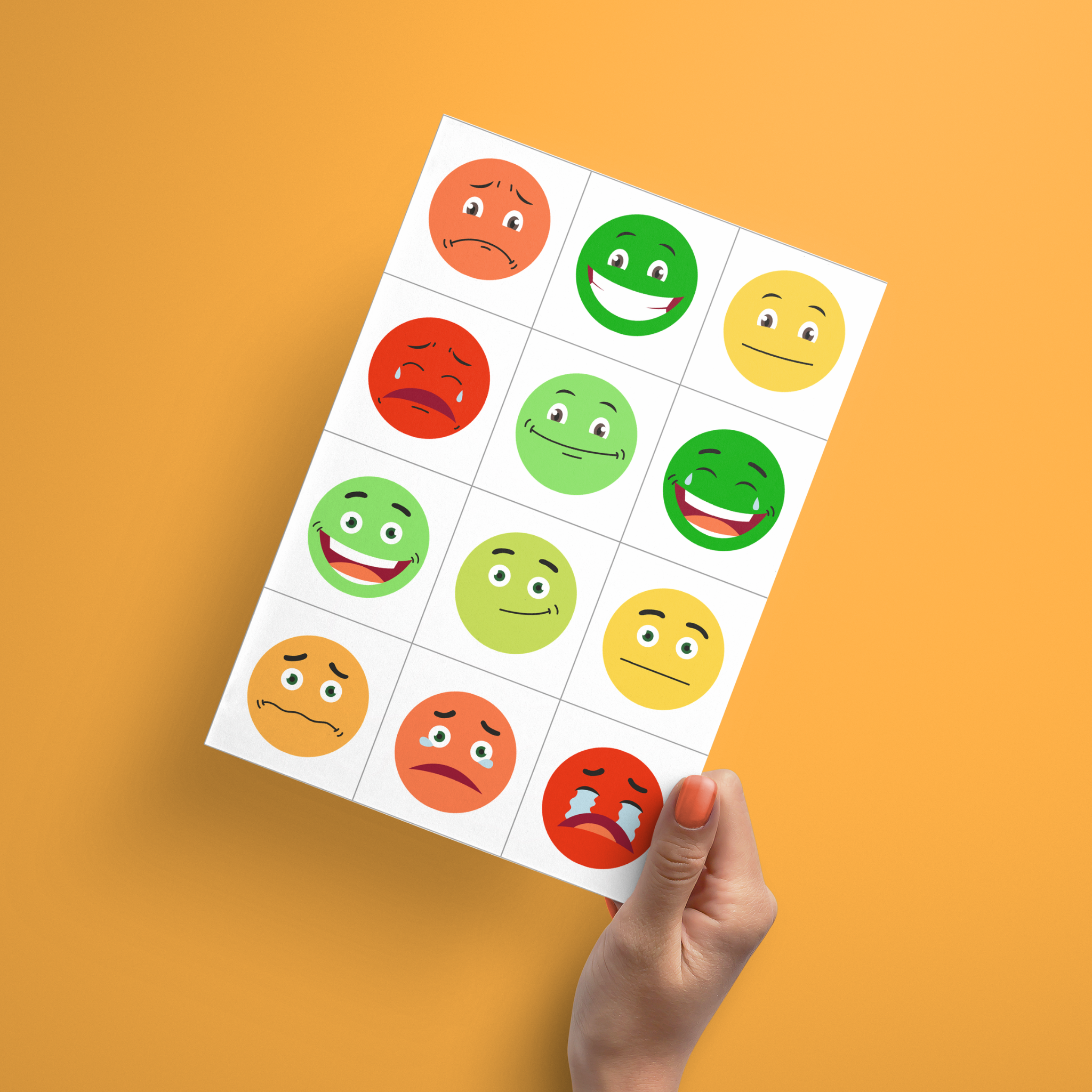 Fiche A4 cartes emotions avancee fond blanc tous autonomes dans une main 